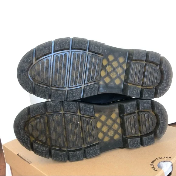 Dr. Martens | Combs Suede combat Boots - Black ; Womens 9 | 41 (worn 3 times) - Picture 6 of 8